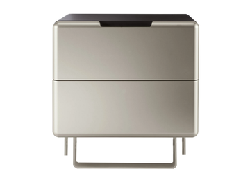 UN411-DI - Rectangular wooden bedside table with drawers by Tarocco Vaccari Group - view 2